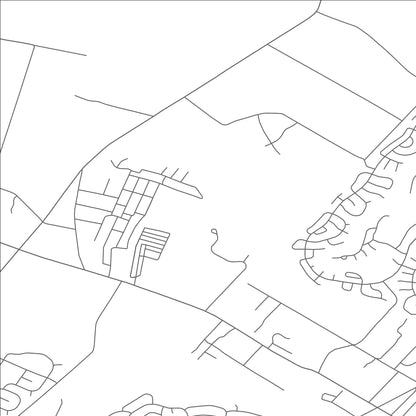 ROAD MAP OF CEDAR GLEN WEST, NEW JERSEY BY MAPBAKES
