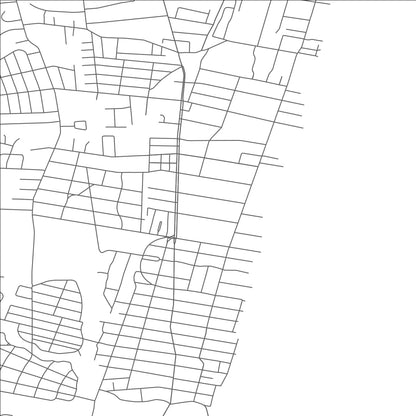ROAD MAP OF DEAL, NEW JERSEY BY MAPBAKES