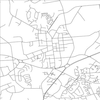 ROAD MAP OF FLEMINGTON, NEW JERSEY BY MAPBAKES