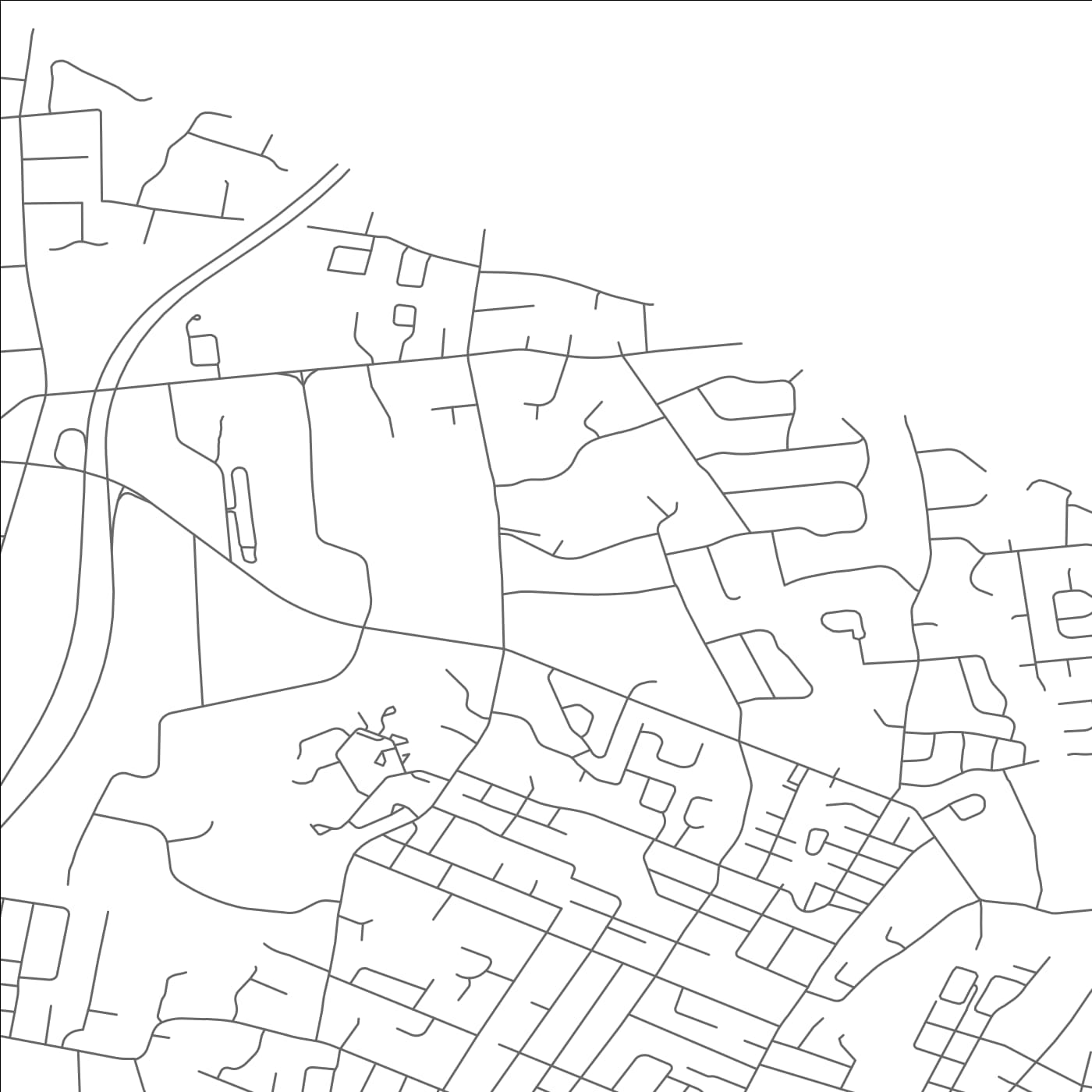 ROAD MAP OF MONTVALE, NEW JERSEY BY MAPBAKES