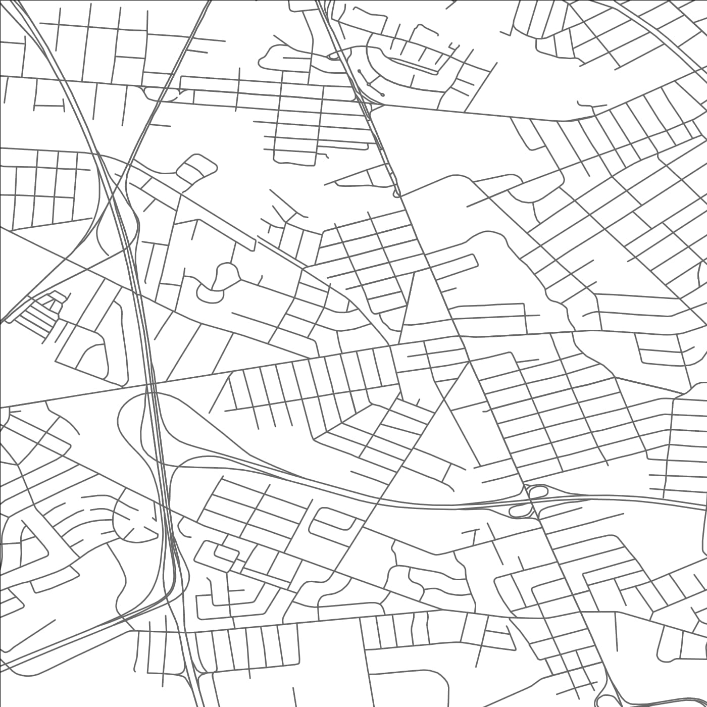 ROAD MAP OF MOUNT EPHRAIM, NEW JERSEY BY MAPBAKES