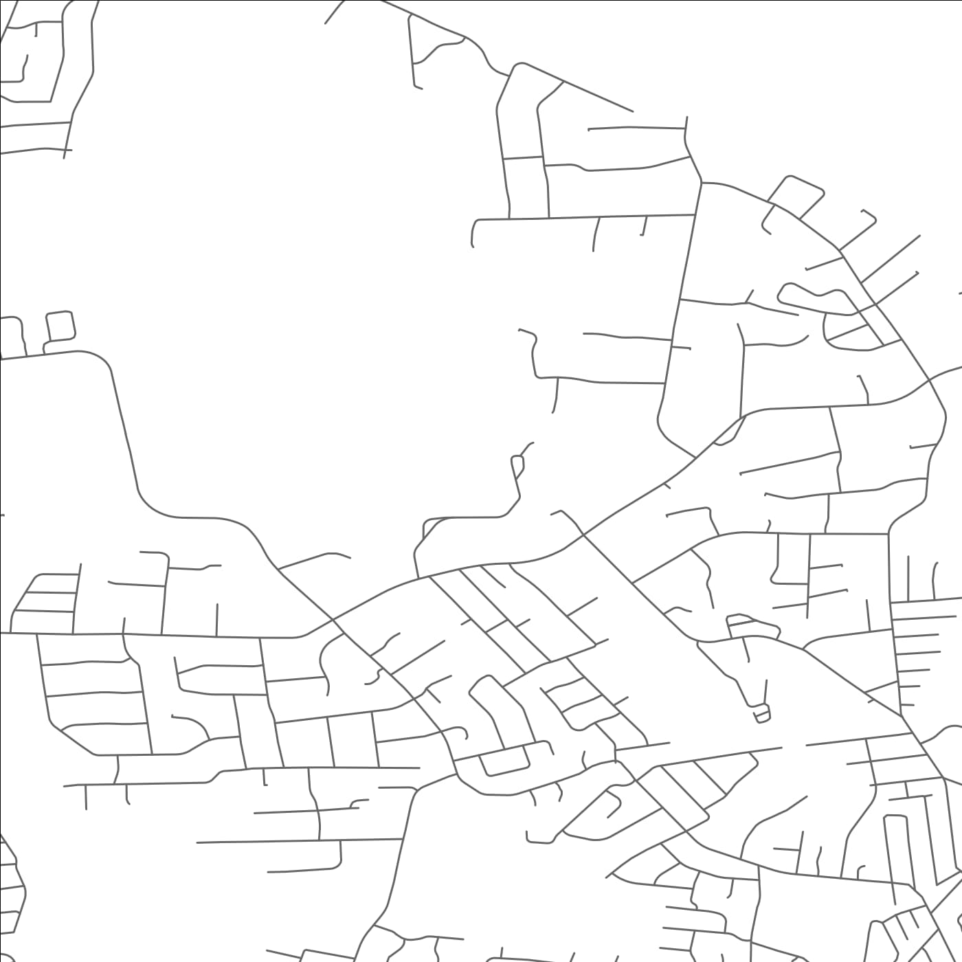 ROAD MAP OF OLD TAPPAN, NEW JERSEY BY MAPBAKES