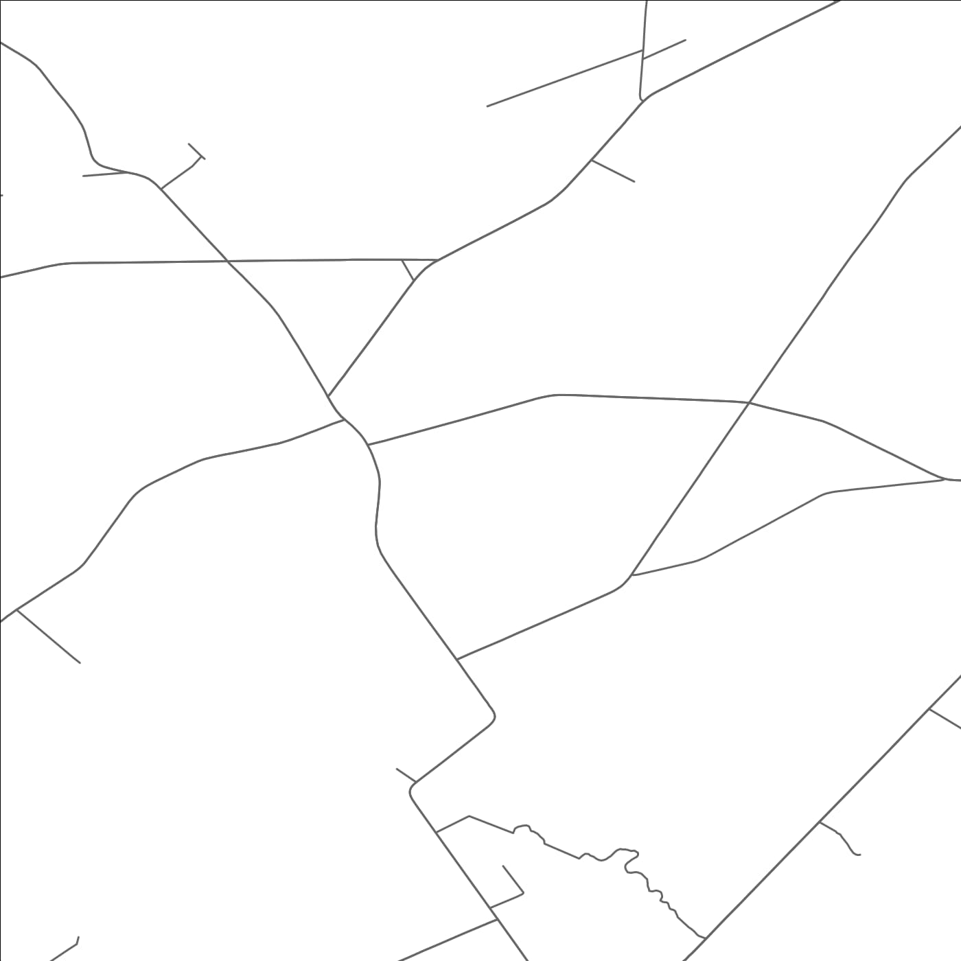 ROAD MAP OF OTHELLO, NEW JERSEY BY MAPBAKES