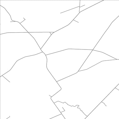 ROAD MAP OF OTHELLO, NEW JERSEY BY MAPBAKES