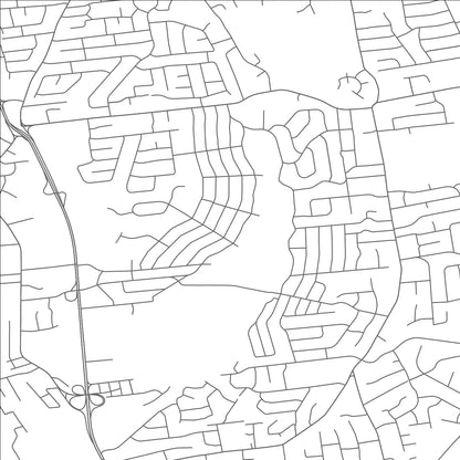 ROAD MAP OF PACKANACK LAKE, NEW JERSEY BY MAPBAKES