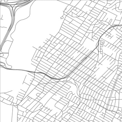 ROAD MAP OF PALISADES PARK, NEW JERSEY BY MAPBAKES