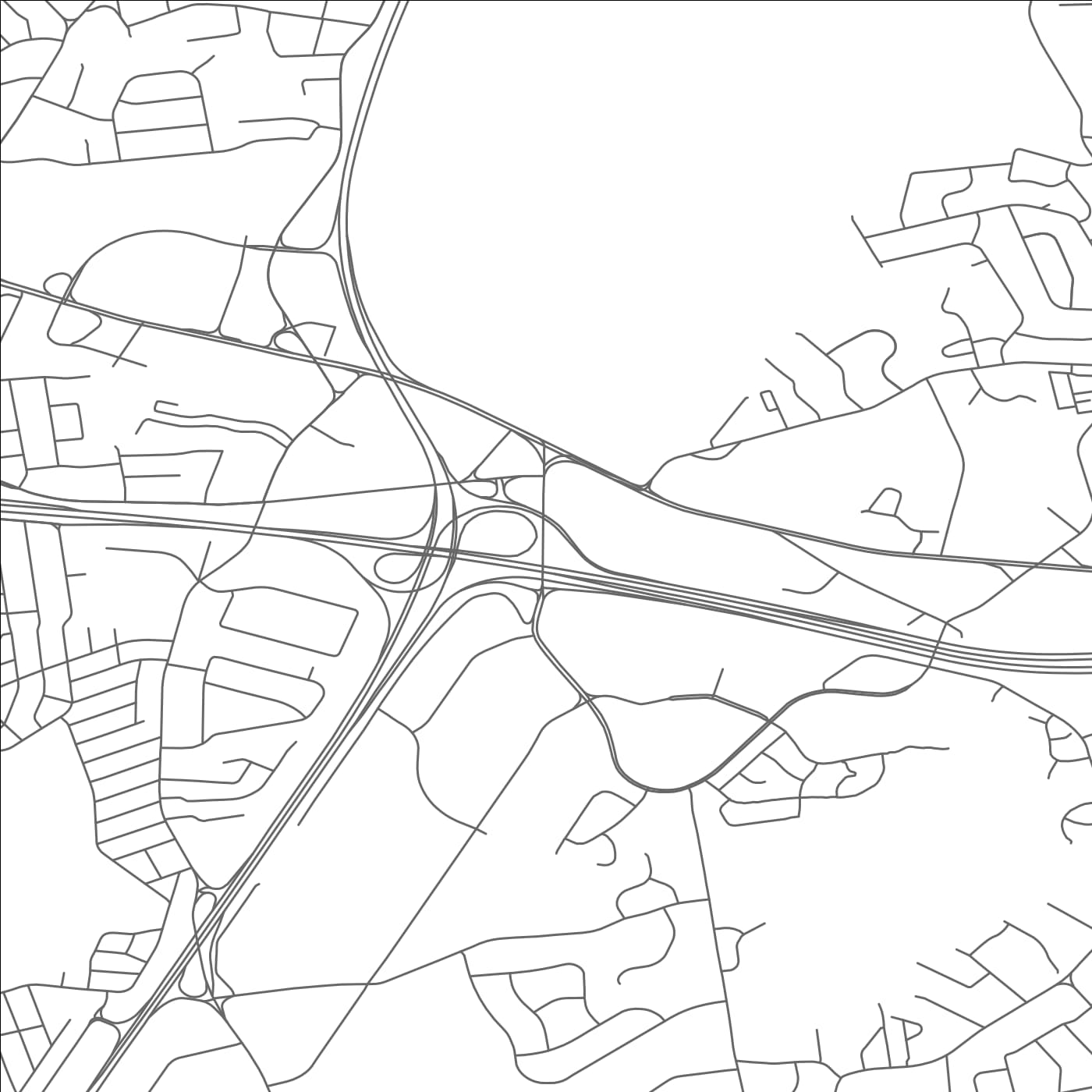 ROAD MAP OF PARSIPPANY, NEW JERSEY BY MAPBAKES