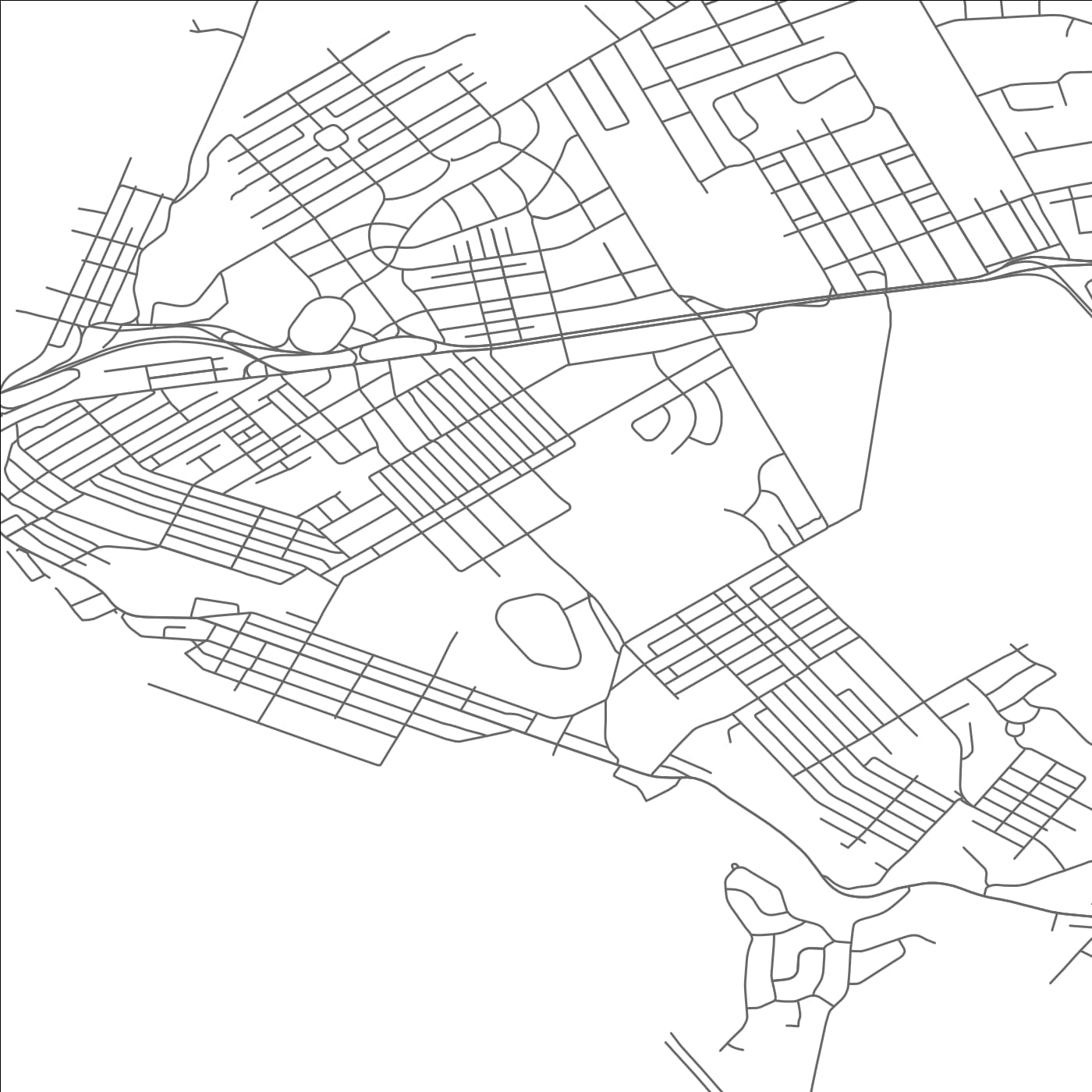 ROAD MAP OF PHILLIPSBURG, NEW JERSEY BY MAPBAKES