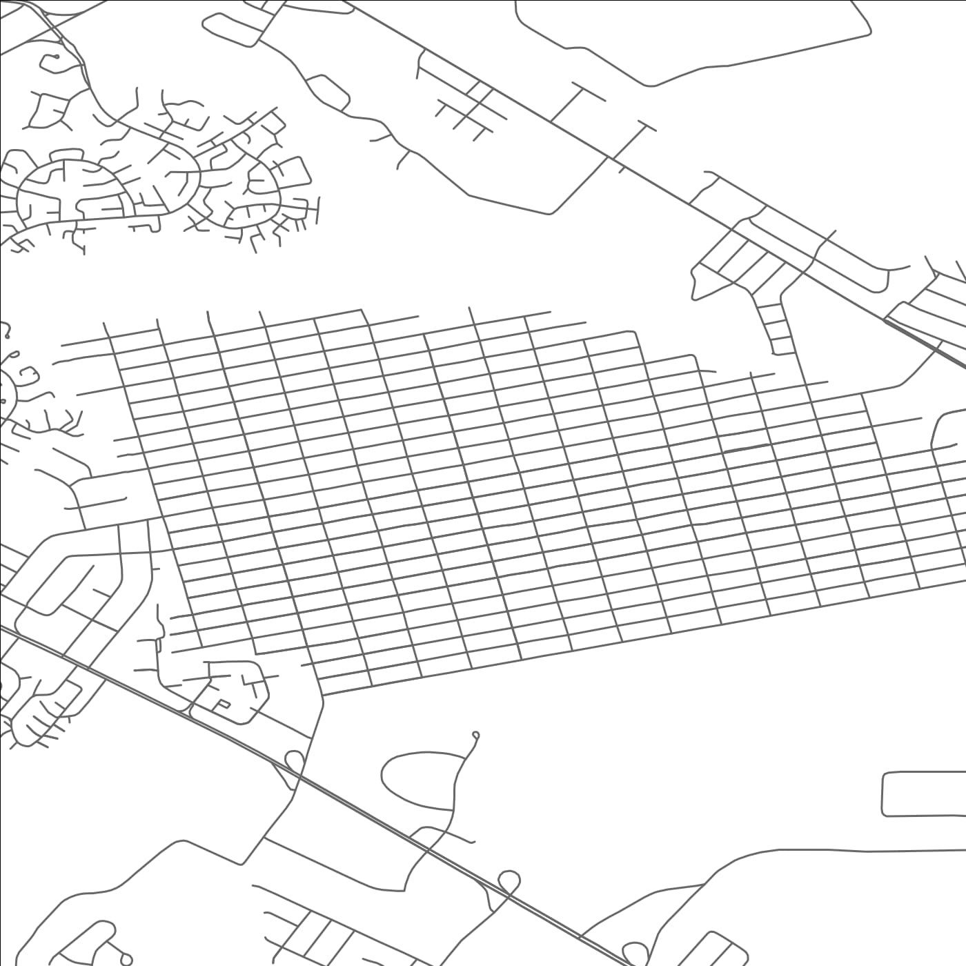 ROAD MAP OF PINE LAKE PARK, NEW JERSEY BY MAPBAKES