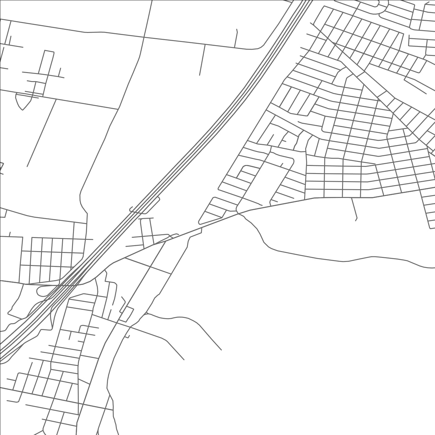 ROAD MAP OF PORT READING, NEW JERSEY BY MAPBAKES