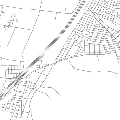 ROAD MAP OF PORT READING, NEW JERSEY BY MAPBAKES