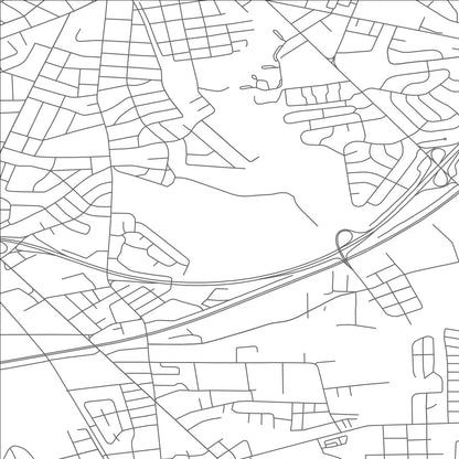 ROAD MAP OF TAVISTOCK, NEW JERSEY BY MAPBAKES