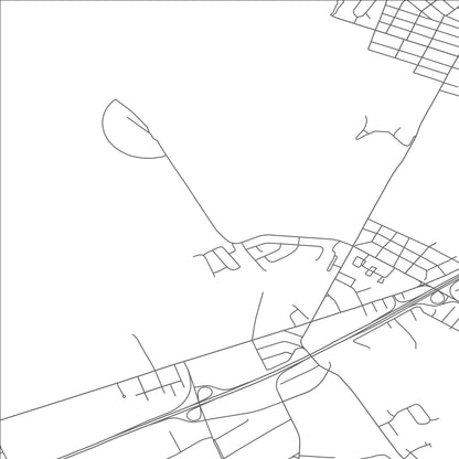 ROAD MAP OF THOROFARE, NEW JERSEY BY MAPBAKES