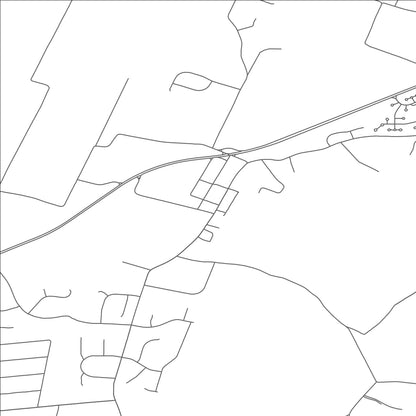 ROAD MAP OF THREE BRIDGES, NEW JERSEY BY MAPBAKES