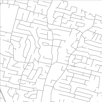 ROAD MAP OF UPPER SADDLE RIVER, NEW JERSEY BY MAPBAKES