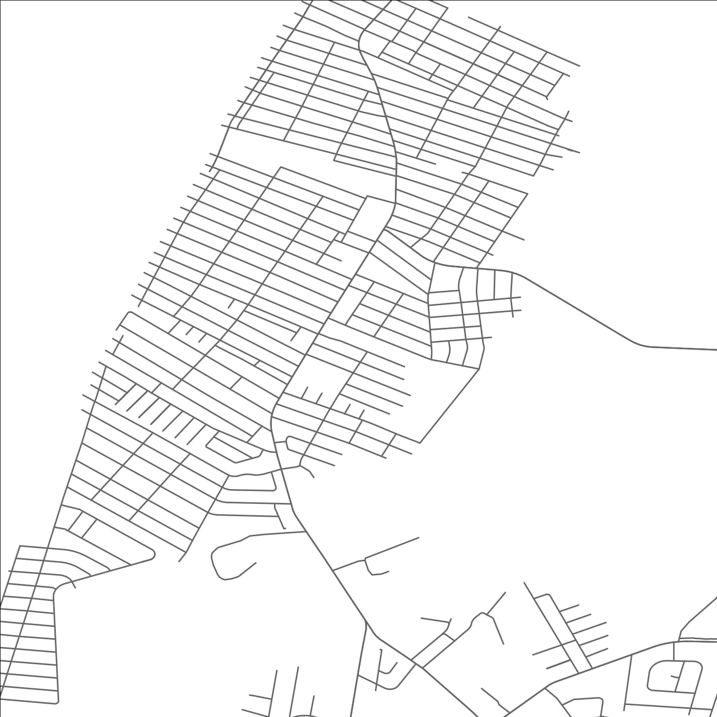 ROAD MAP OF VILLAS, NEW JERSEY BY MAPBAKES