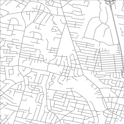 ROAD MAP OF WALDWICK, NEW JERSEY BY MAPBAKES