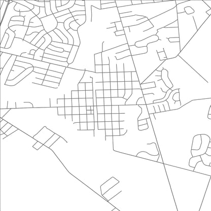 ROAD MAP OF WENONAH, NEW JERSEY BY MAPBAKES