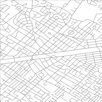 ROAD MAP OF WESTFIELD, NEW JERSEY BY MAPBAKES