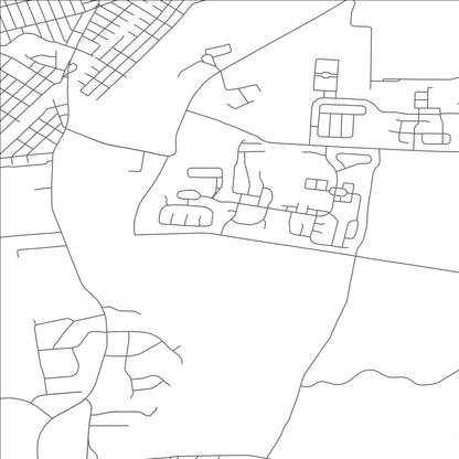 ROAD MAP OF WESTON, NEW JERSEY BY MAPBAKES