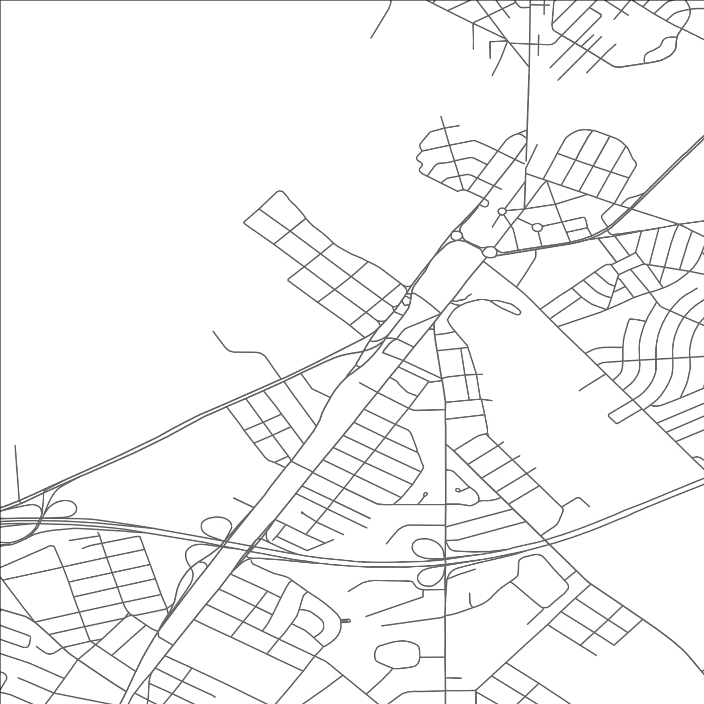 ROAD MAP OF WESTVILLE, NEW JERSEY BY MAPBAKES