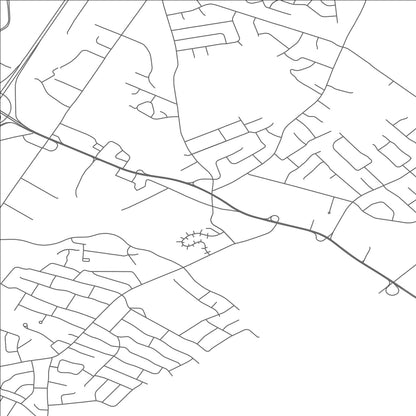 ROAD MAP OF WHIPPANY, NEW JERSEY BY MAPBAKES