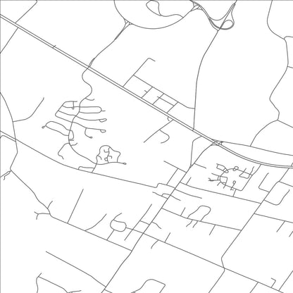 ROAD MAP OF WHITE HOUSE STATION, NEW JERSEY BY MAPBAKES