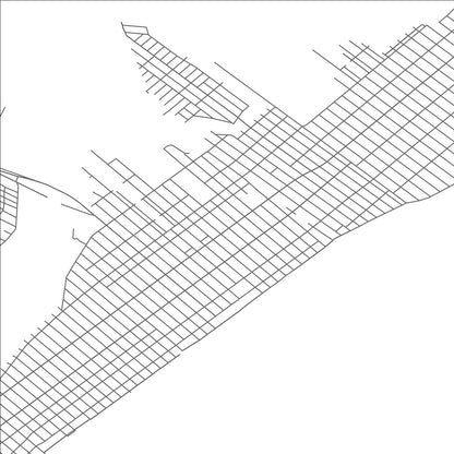 ROAD MAP OF WILDWOOD, NEW JERSEY BY MAPBAKES