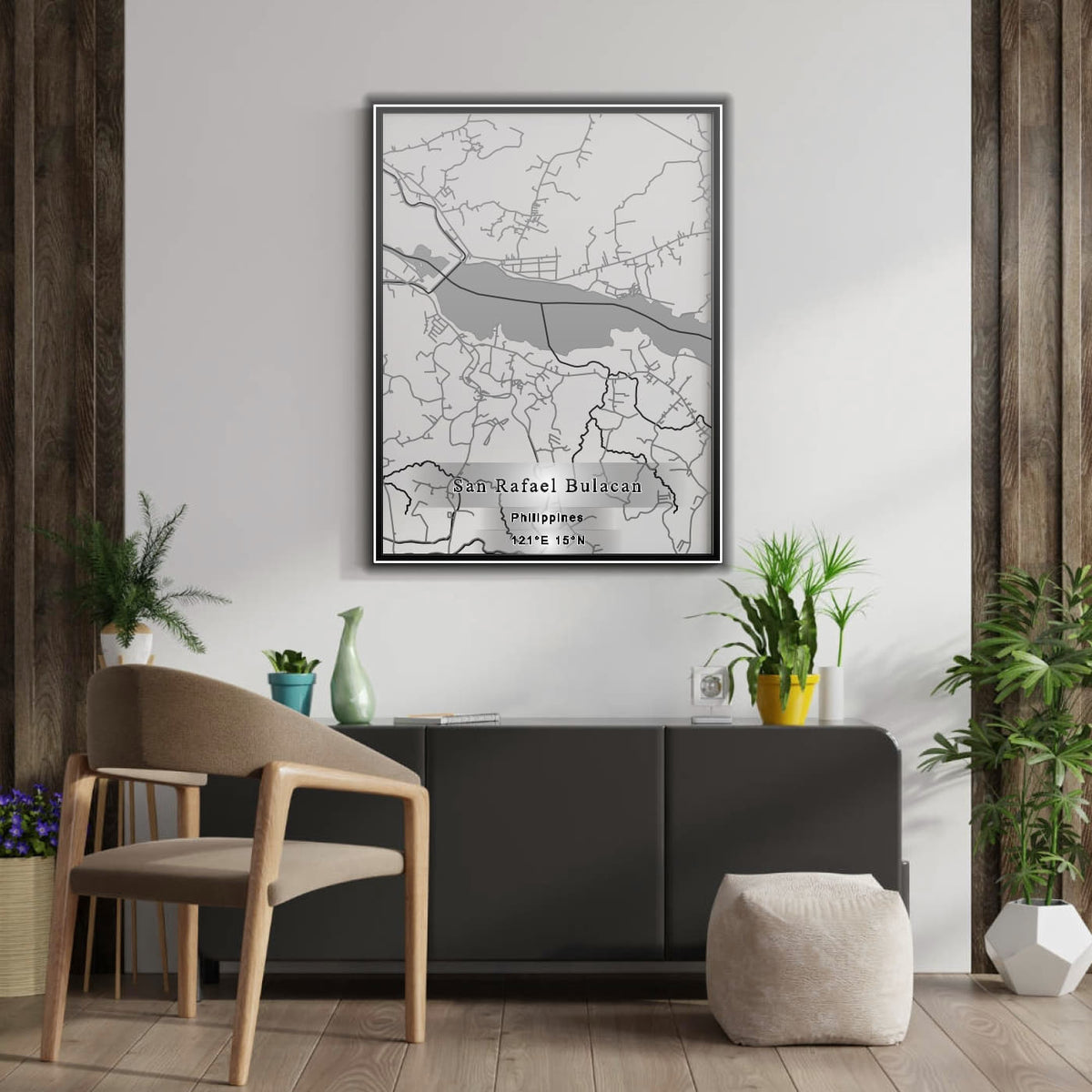 ROAD MAP OF SAN RAFAEL BULACAN, PHILIPPINES BY MAPBAKES