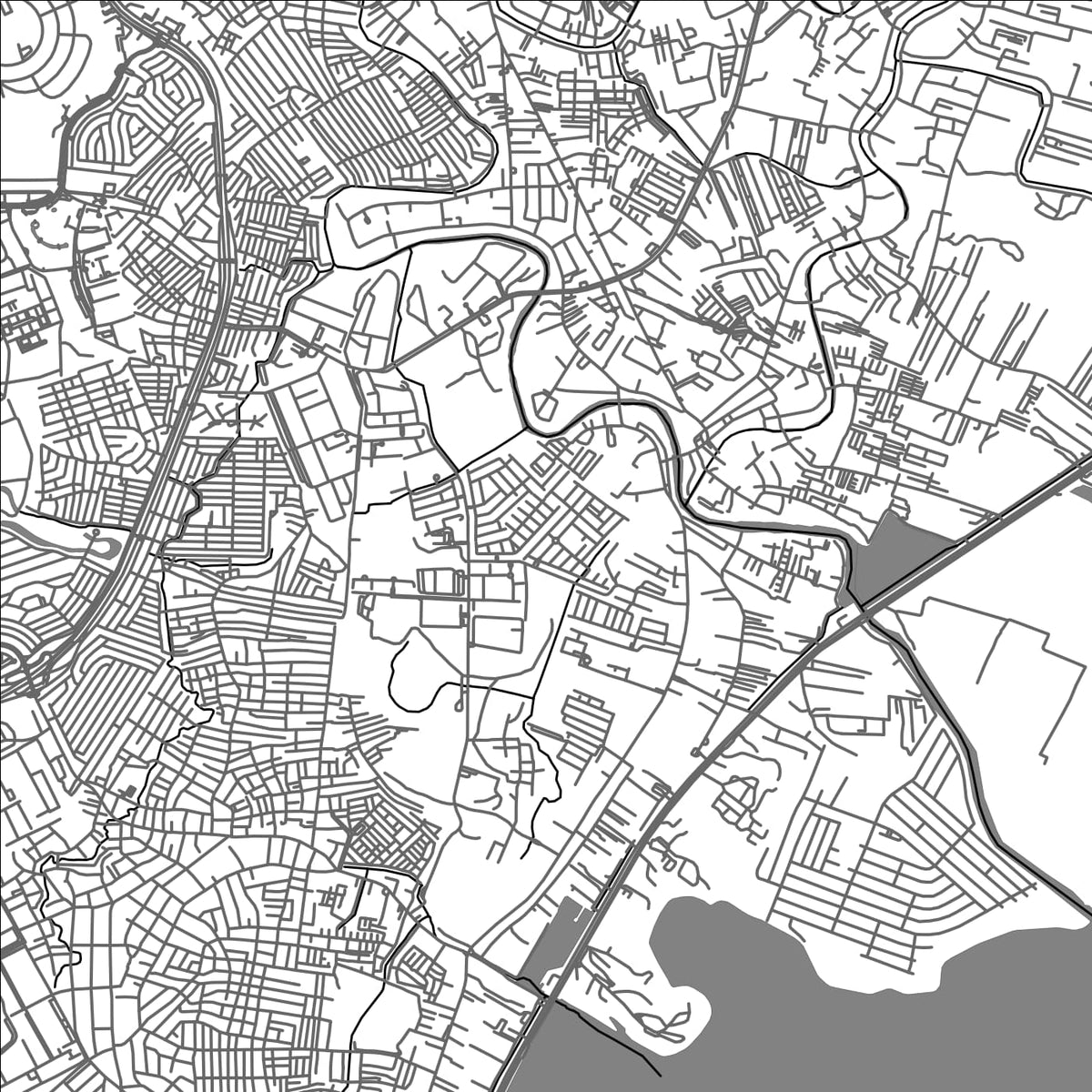 ROAD MAP OF BAMBANG, PHILIPPINES BY MAPBAKES