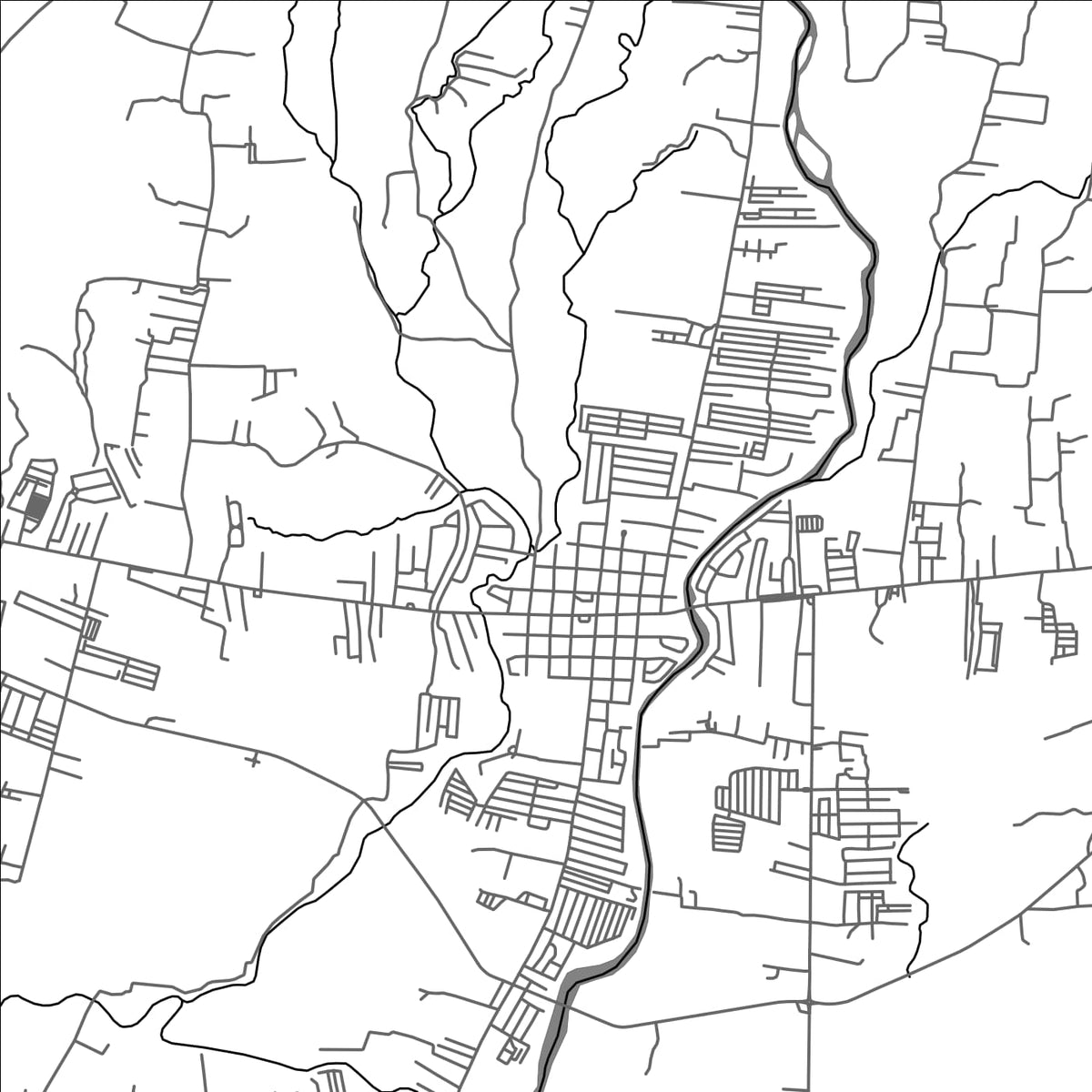 ROAD MAP OF CANDELARIA QUEZON, PHILIPPINES BY MAPBAKES