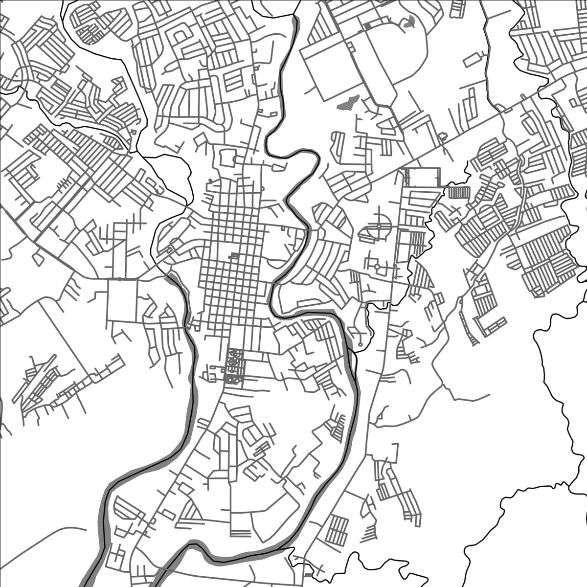 ROAD MAP OF LUCENA QUEZON, PHILIPPINES BY MAPBAKES