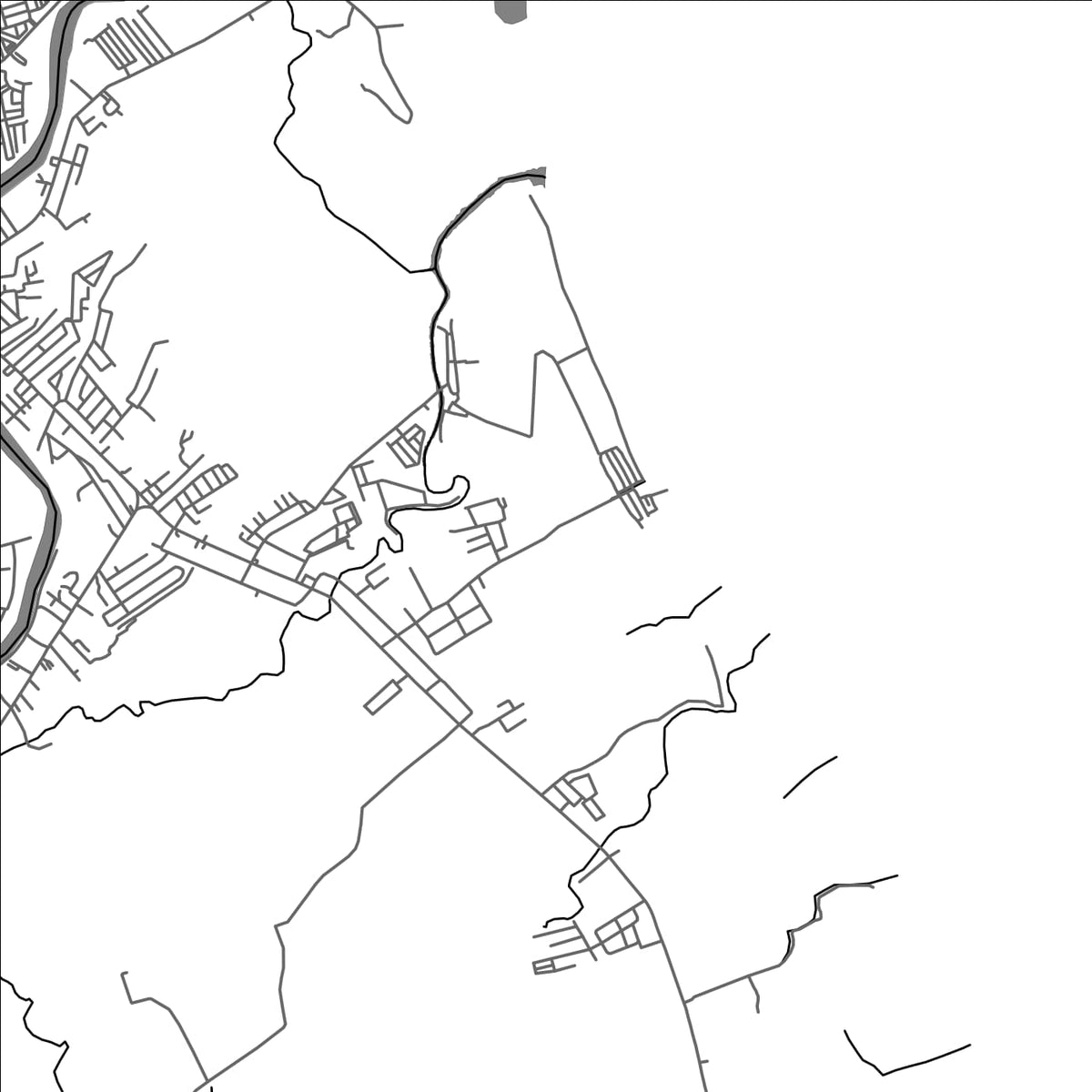 ROAD MAP OF PILAR BATAAN, PHILIPPINES BY MAPBAKES