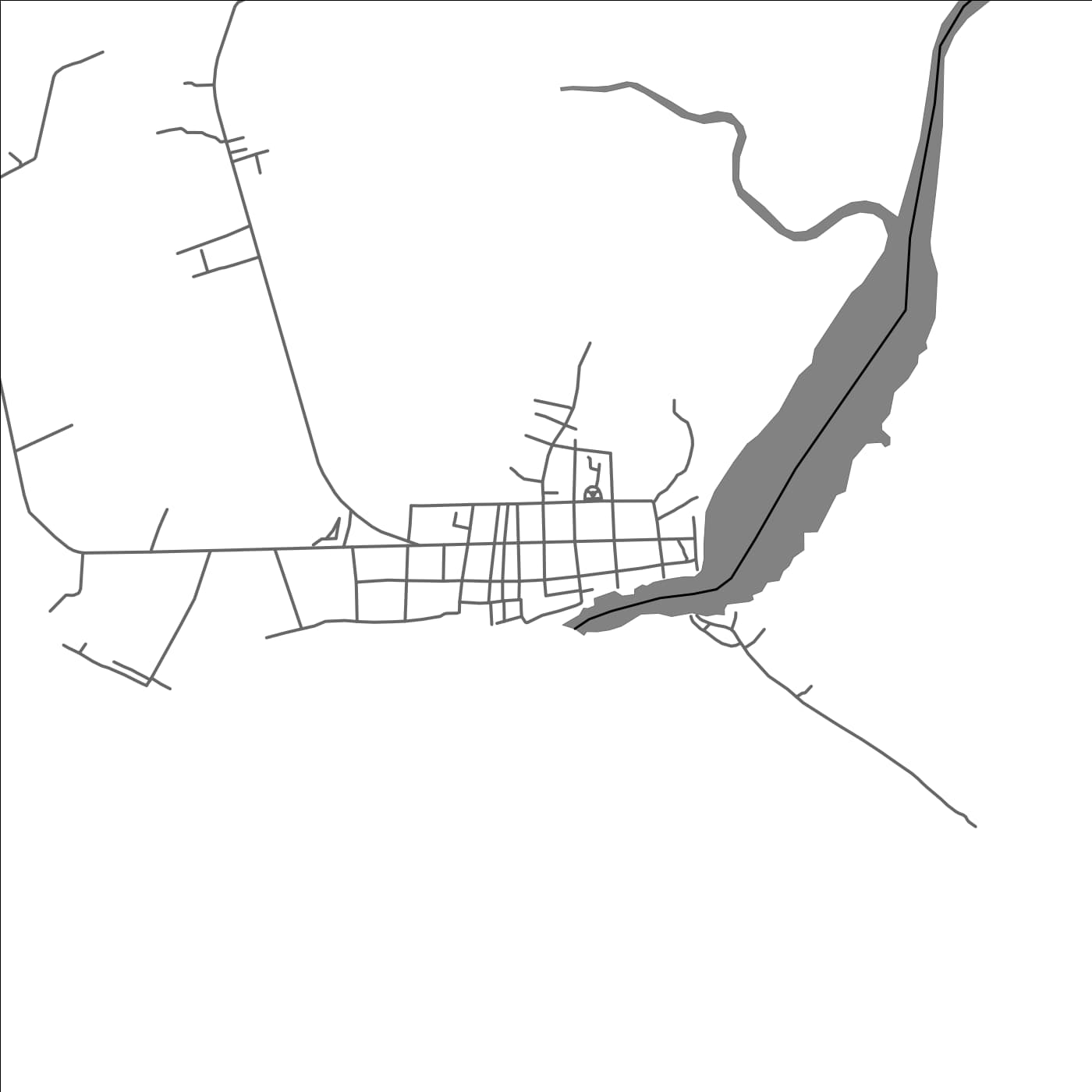 ROAD MAP OF PLACER MASBATE, PHILIPPINES BY MAPBAKES