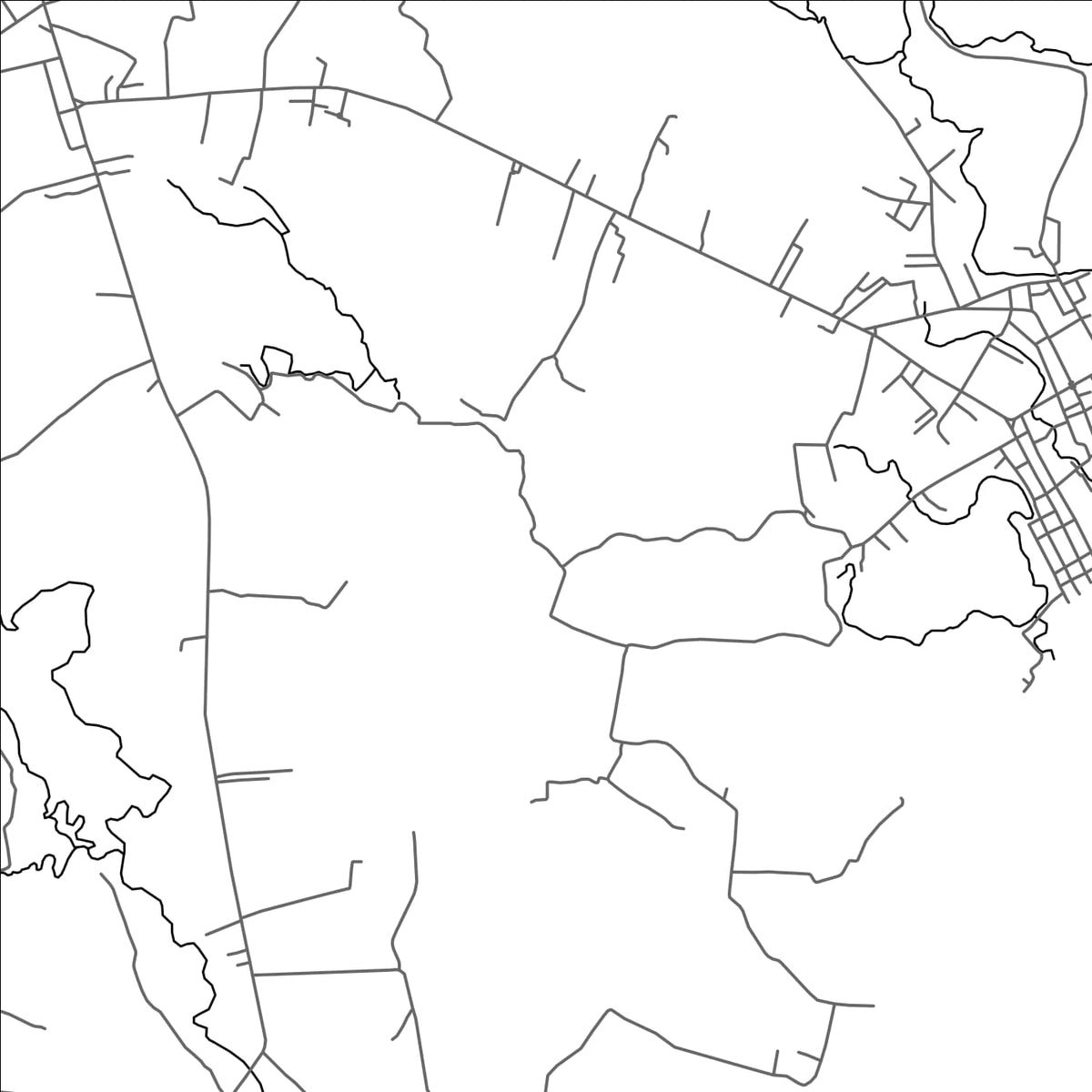ROAD MAP OF ROXAS ORIENTAL MINDORO, PHILIPPINES BY MAPBAKES