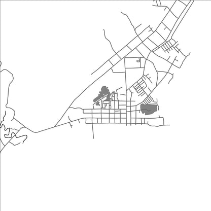 ROAD MAP OF ROXAS PALAWAN, PHILIPPINES BY MAPBAKES