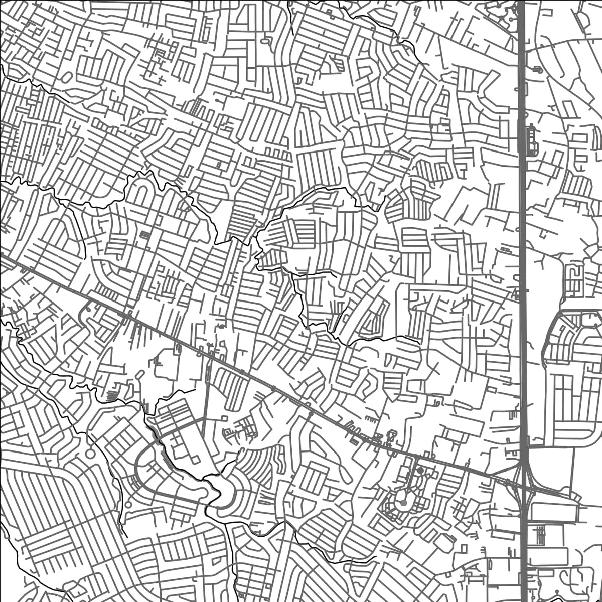 ROAD MAP OF SAN ANTONIO METRO MANILA, PHILIPPINES BY MAPBAKES