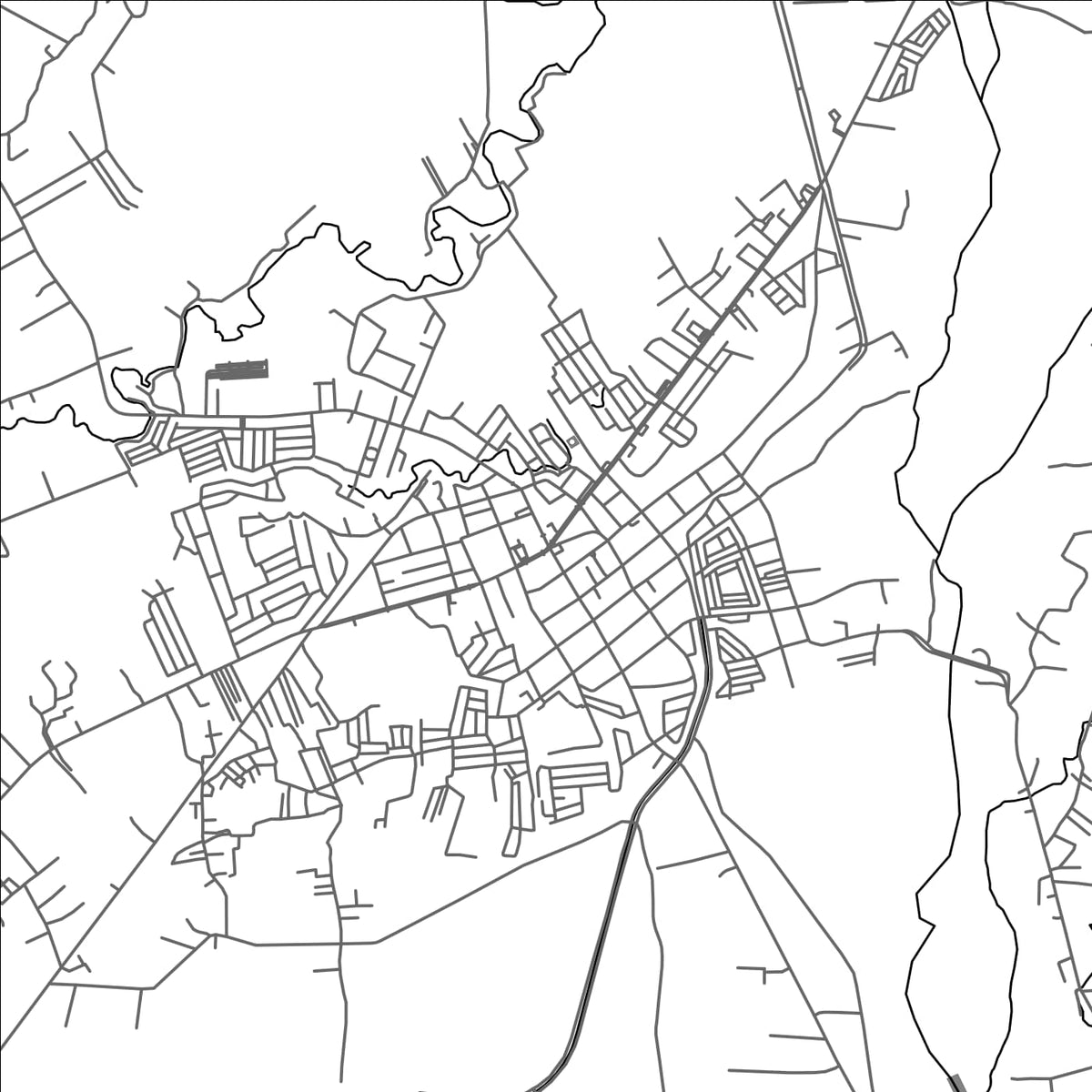 ROAD MAP OF SAN JOSE  NUEVA ECIJA, PHILIPPINES BY MAPBAKES