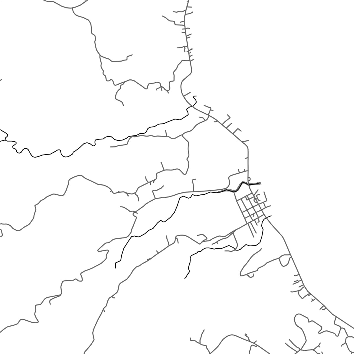 ROAD MAP OF SAN JOSE NEGROS ORIENTAL, PHILIPPINES BY MAPBAKES