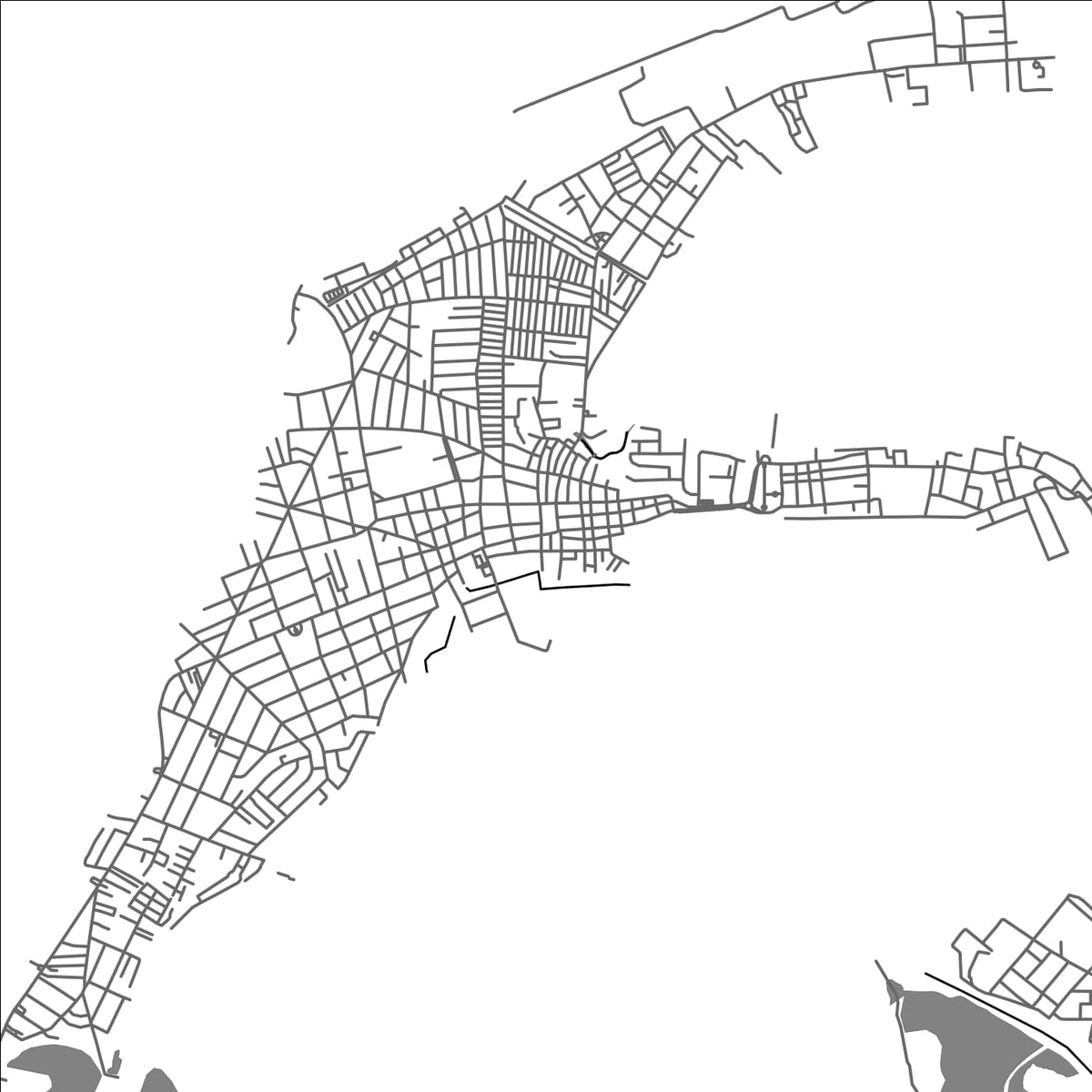 ROAD MAP OF SAN ROQUE CAVITE, PHILIPPINES BY MAPBAKES
