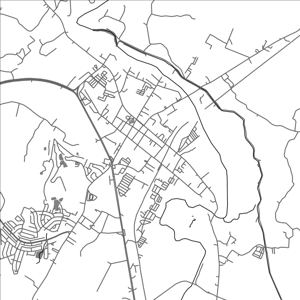 ROAD MAP OF SANTA BARBARA ILOILO, PHILIPPINES BY MAPBAKES