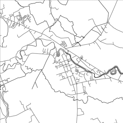 ROAD MAP OF SANTA BARBARA PANGASINAN, PHILIPPINES BY MAPBAKES