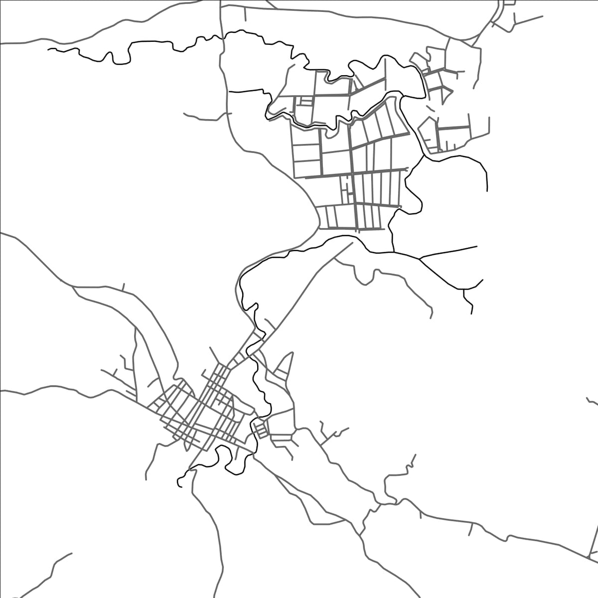 ROAD MAP OF SANTA CRUZ MARINDUQUE, PHILIPPINES BY MAPBAKES