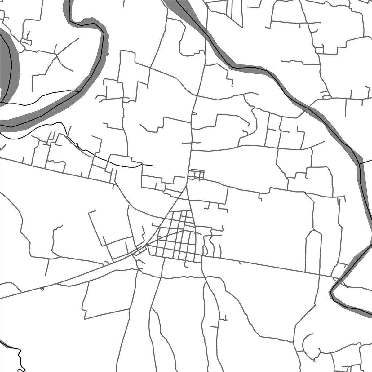 ROAD MAP OF SANTA MARIA ILOCOS SUR, PHILIPPINES BY MAPBAKES