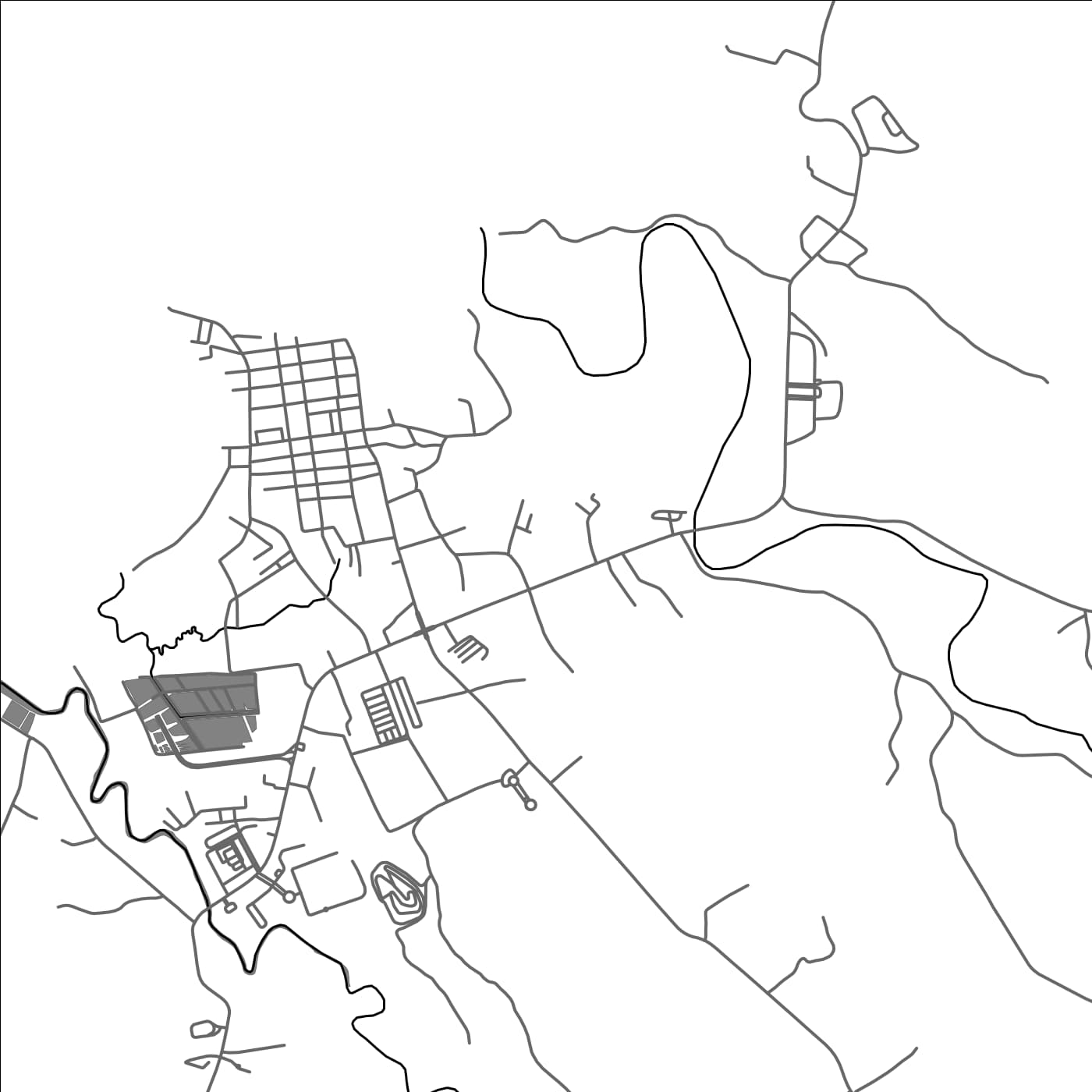 ROAD MAP OF TUBOD LANAO DEL NORTE, PHILIPPINES BY MAPBAKES