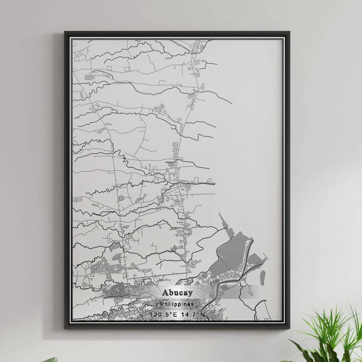 ROAD MAP OF ABUCAY, PHILIPPINES BY MAPBAKES