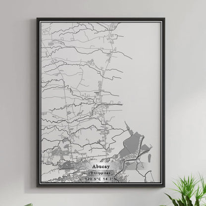 ROAD MAP OF ABUCAY, PHILIPPINES BY MAPBAKES
