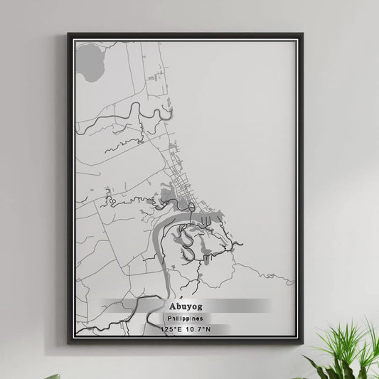 ROAD MAP OF ABUYOG, PHILIPPINES BY MAPBAKES