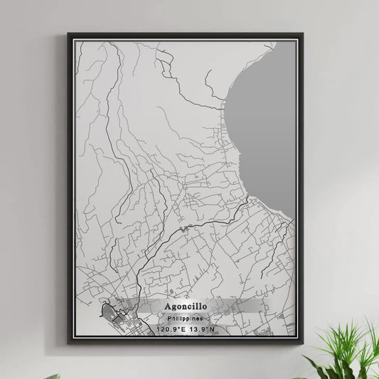 ROAD MAP OF AGONCILLO, PHILIPPINES BY MAPBAKES