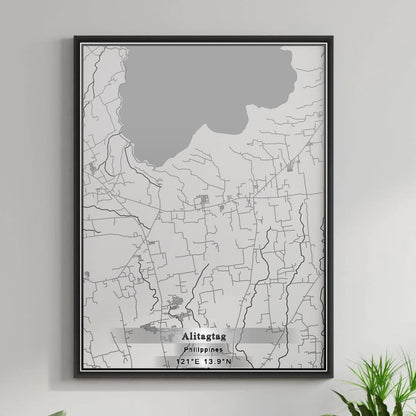ROAD MAP OF ALITAGTAG, PHILIPPINES BY MAPBAKES